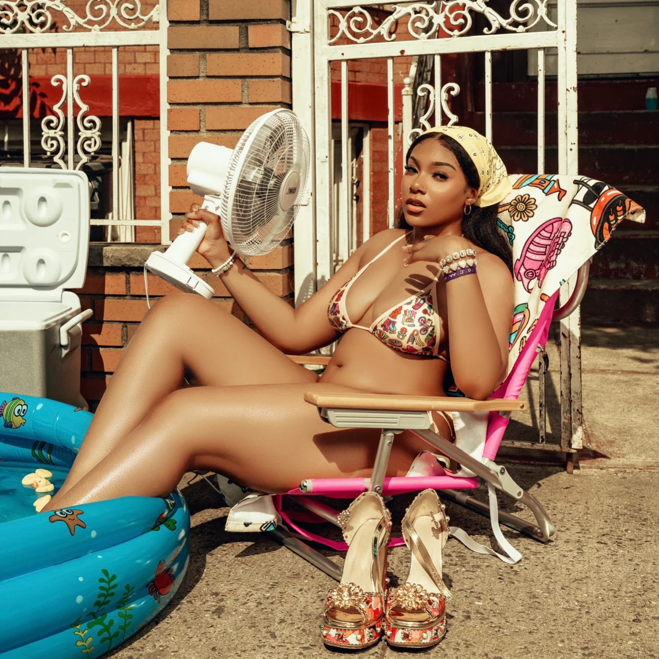 BlackChild Summer Kini Top (lemon) - Image 3