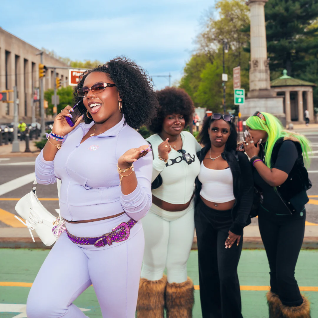 'Cyber Crush' Jacket (grape) - Image 4