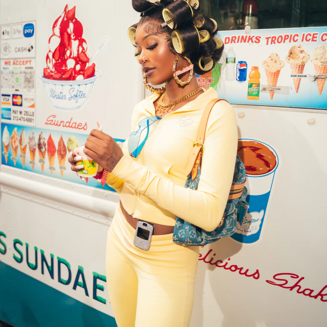 'Cyber Crush' Jacket (lemon) - Image 5