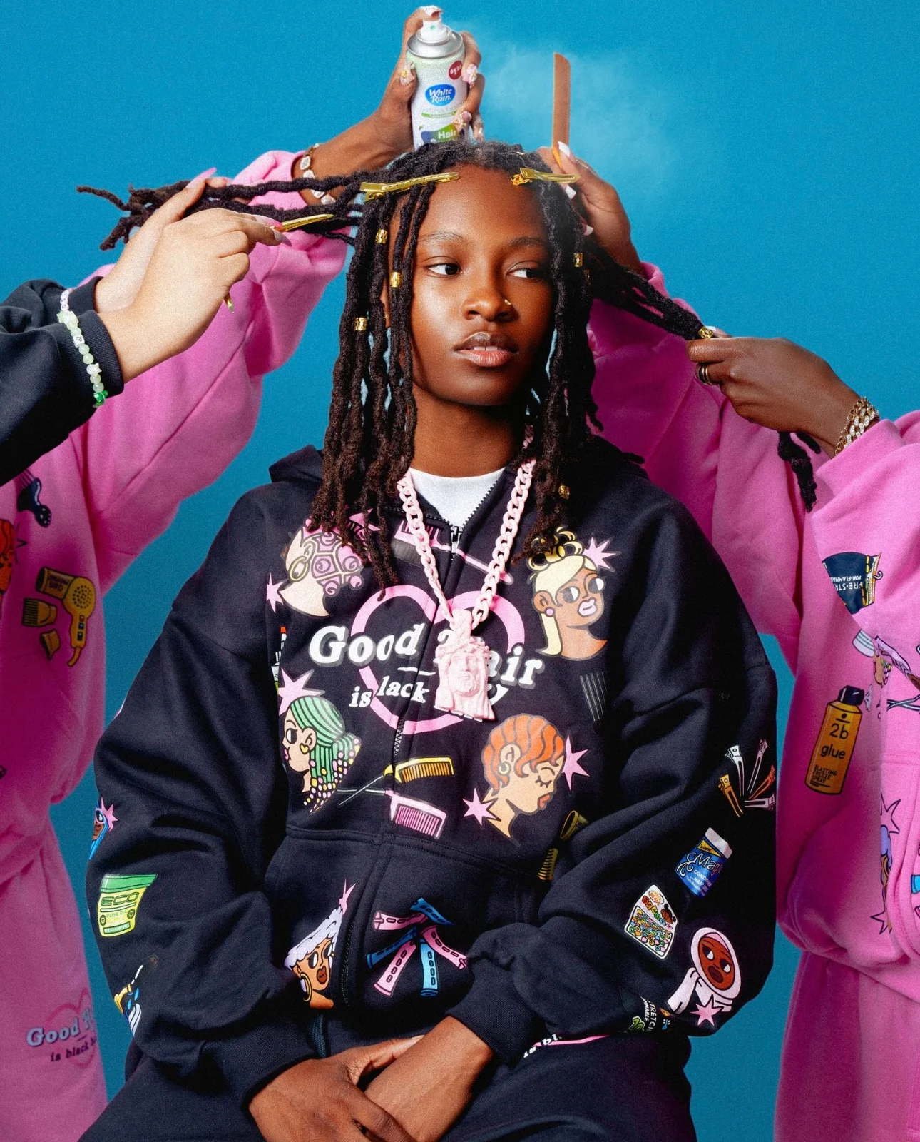 'Good Hair' Jacket (black) - Image 3