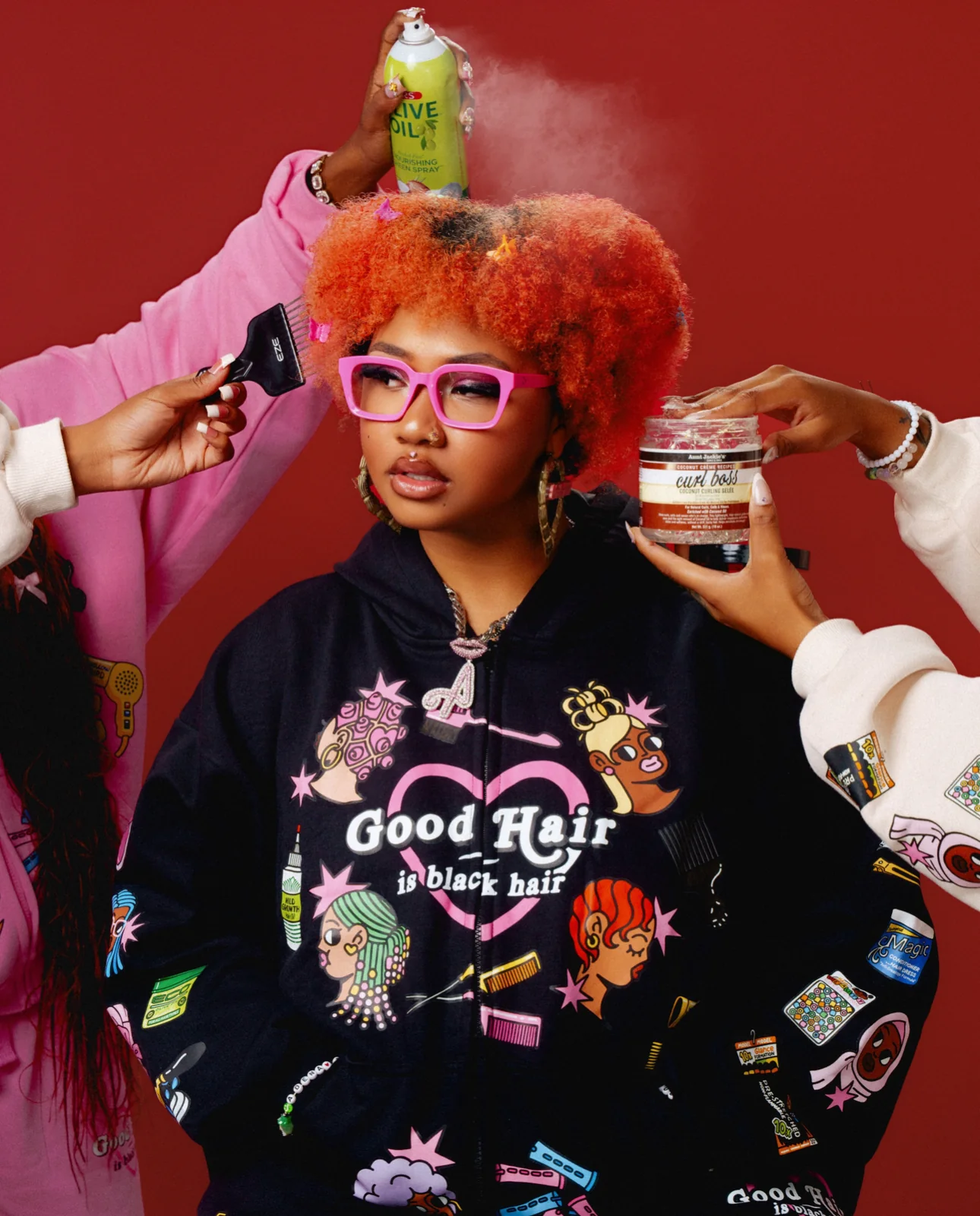 'Good Hair' Jacket (black) - Image 4