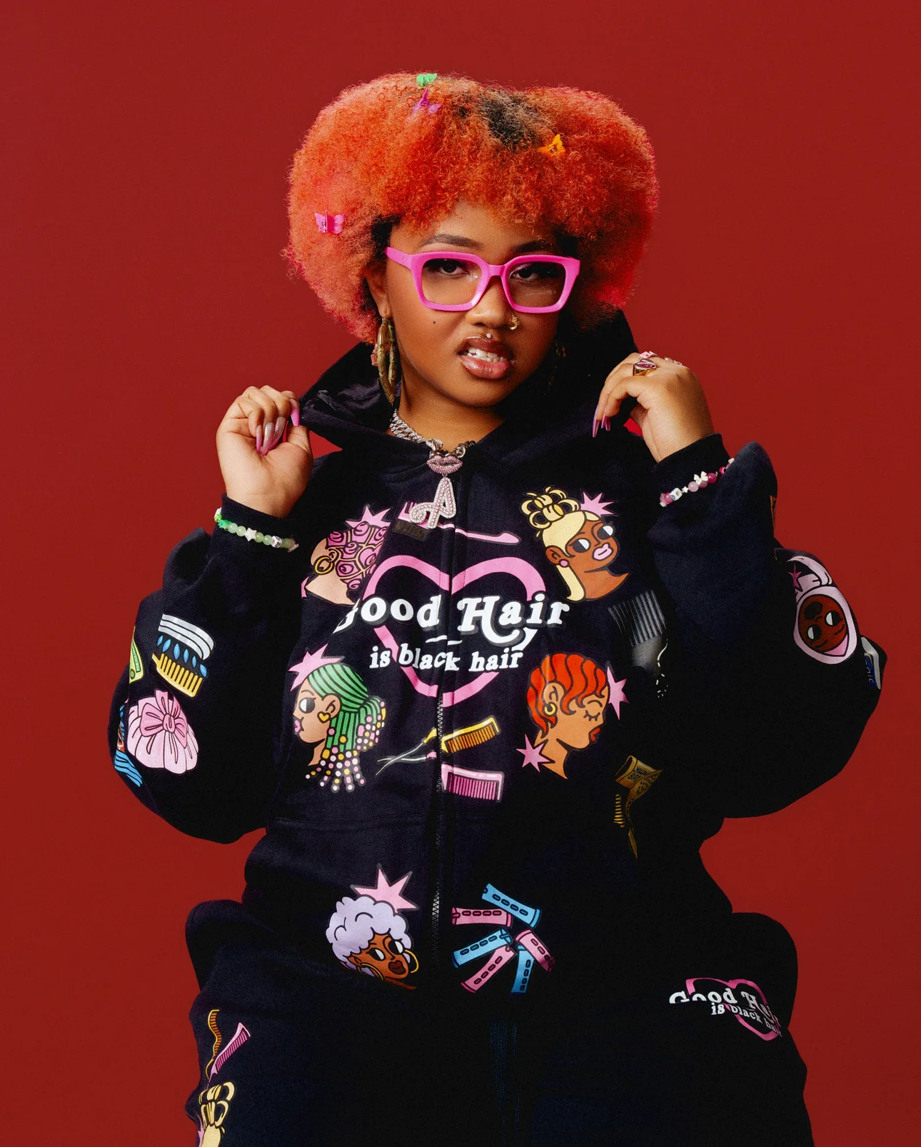 'Good Hair' Jacket (black) - Image 6