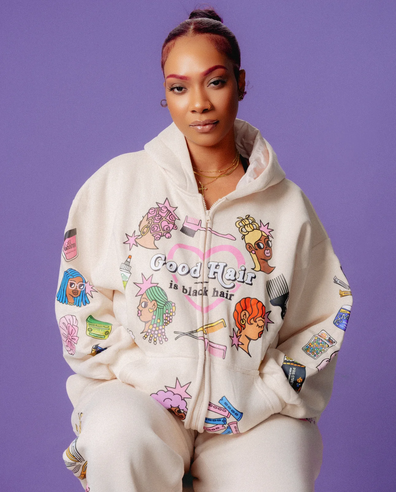 'Good Hair' Jacket (cream) - Image 4