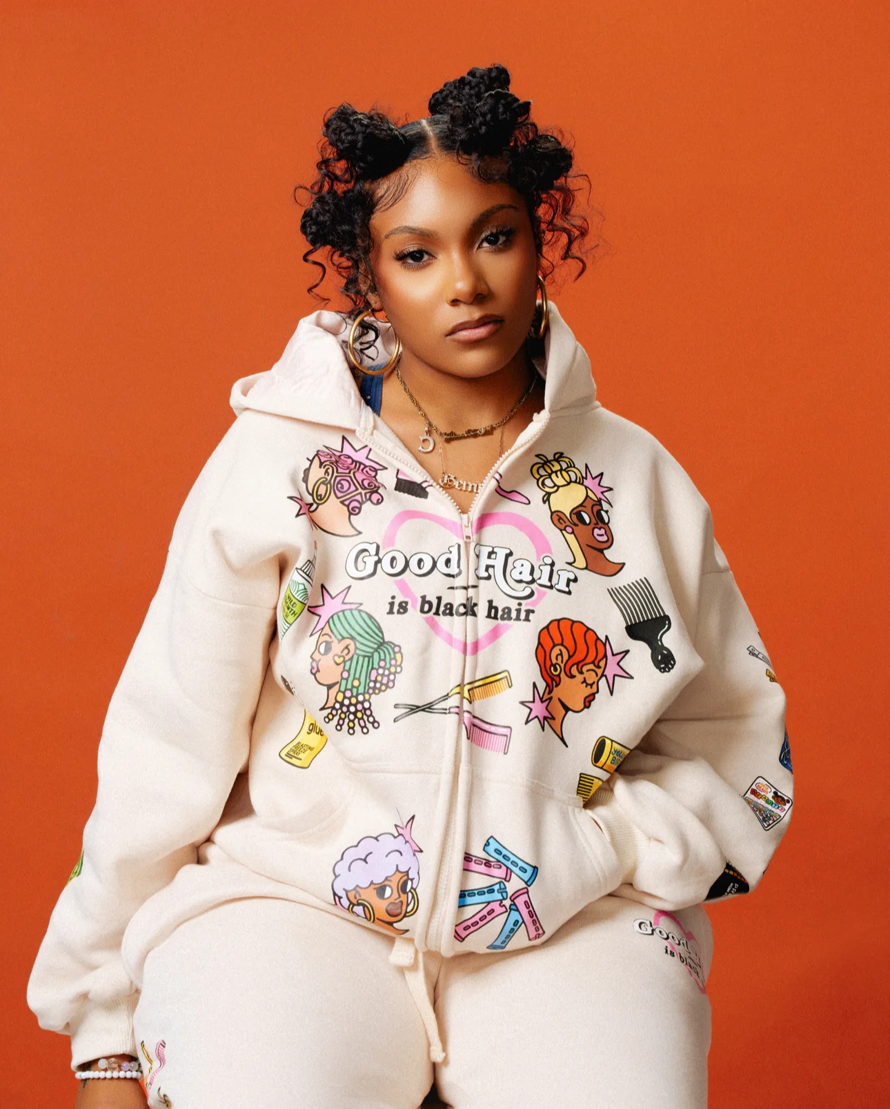 'Good Hair' Jacket (cream) - Image 5