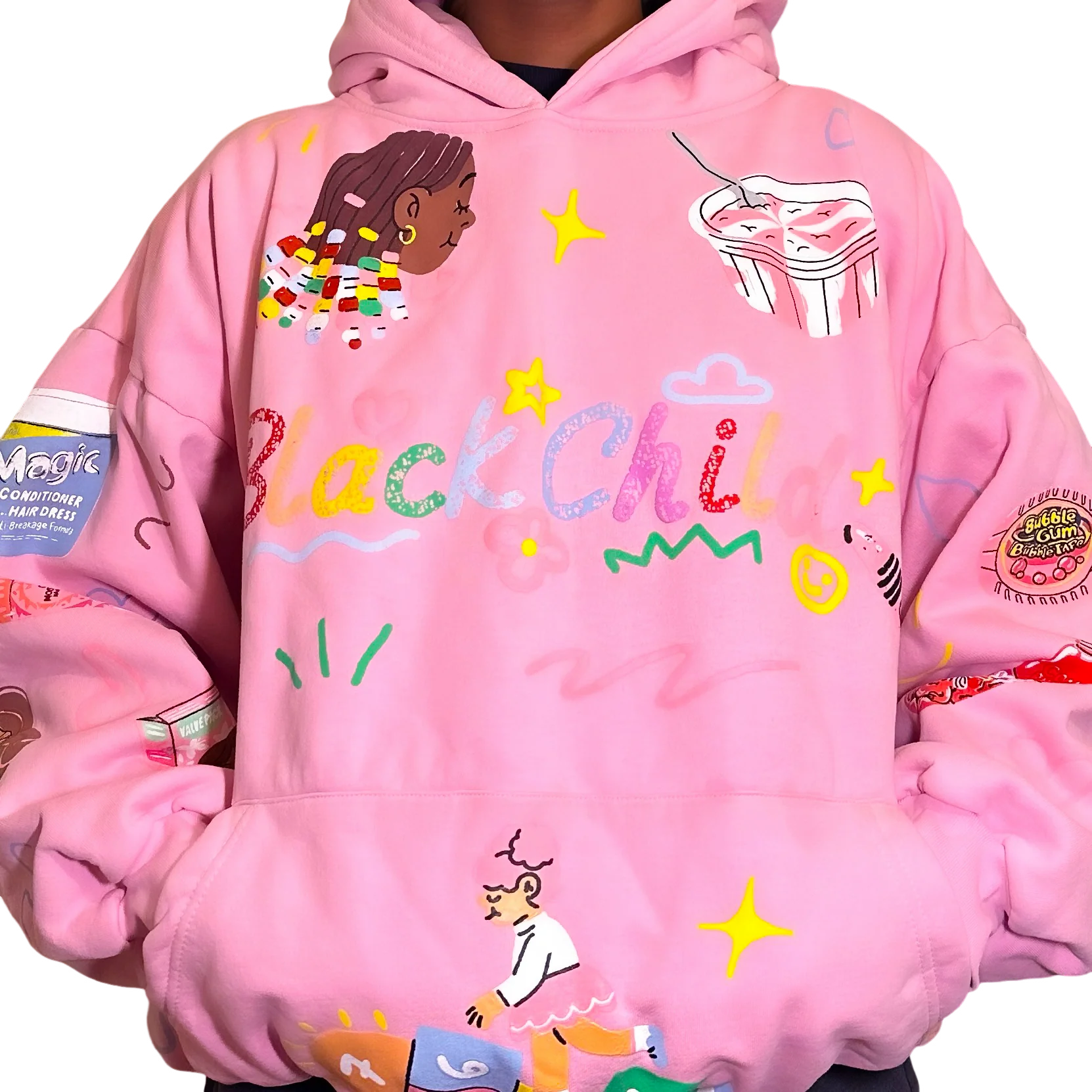 The Childhood Hoodie (Baby Pink) - Image 3