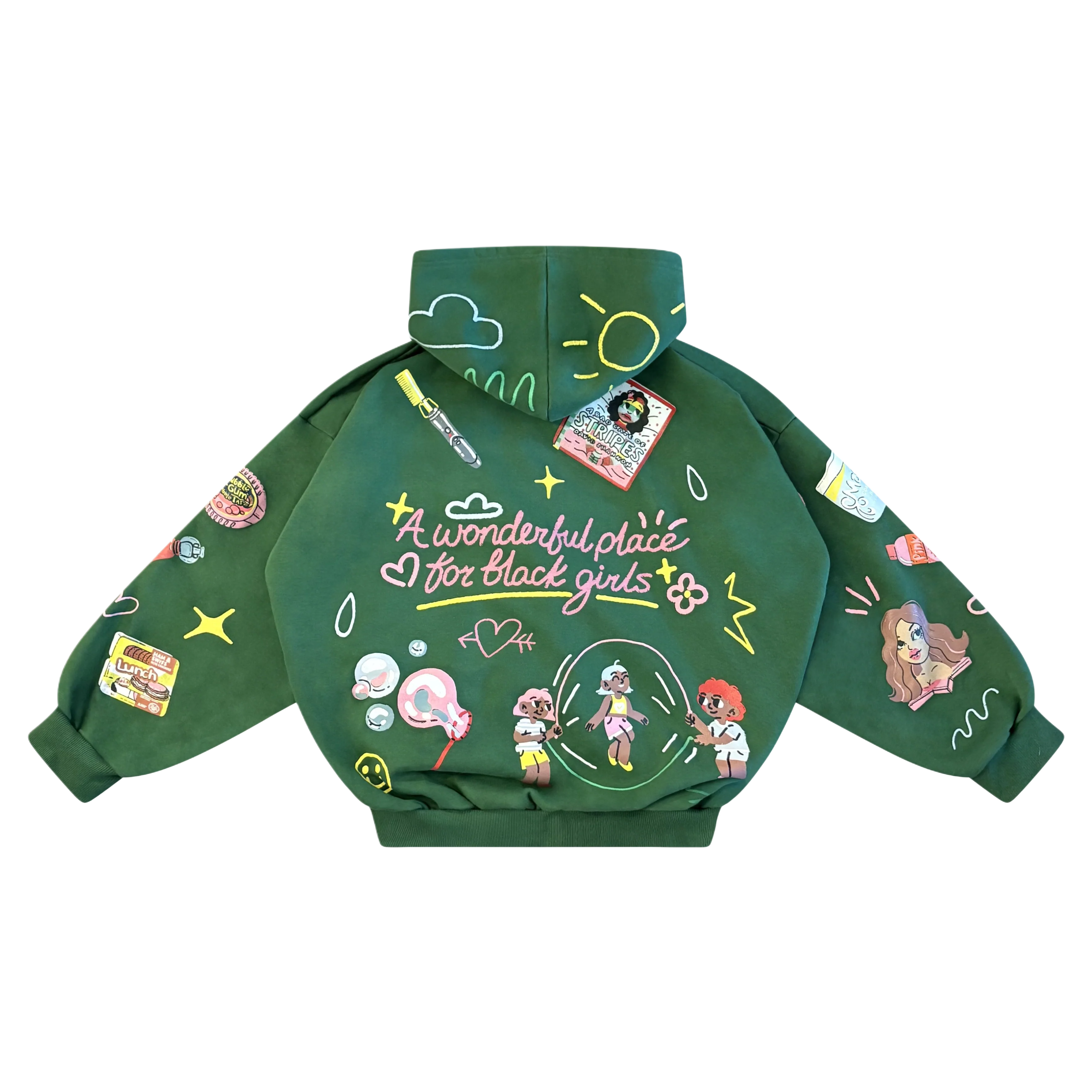 The Childhood Hoodie (Pine Green) - Image 4
