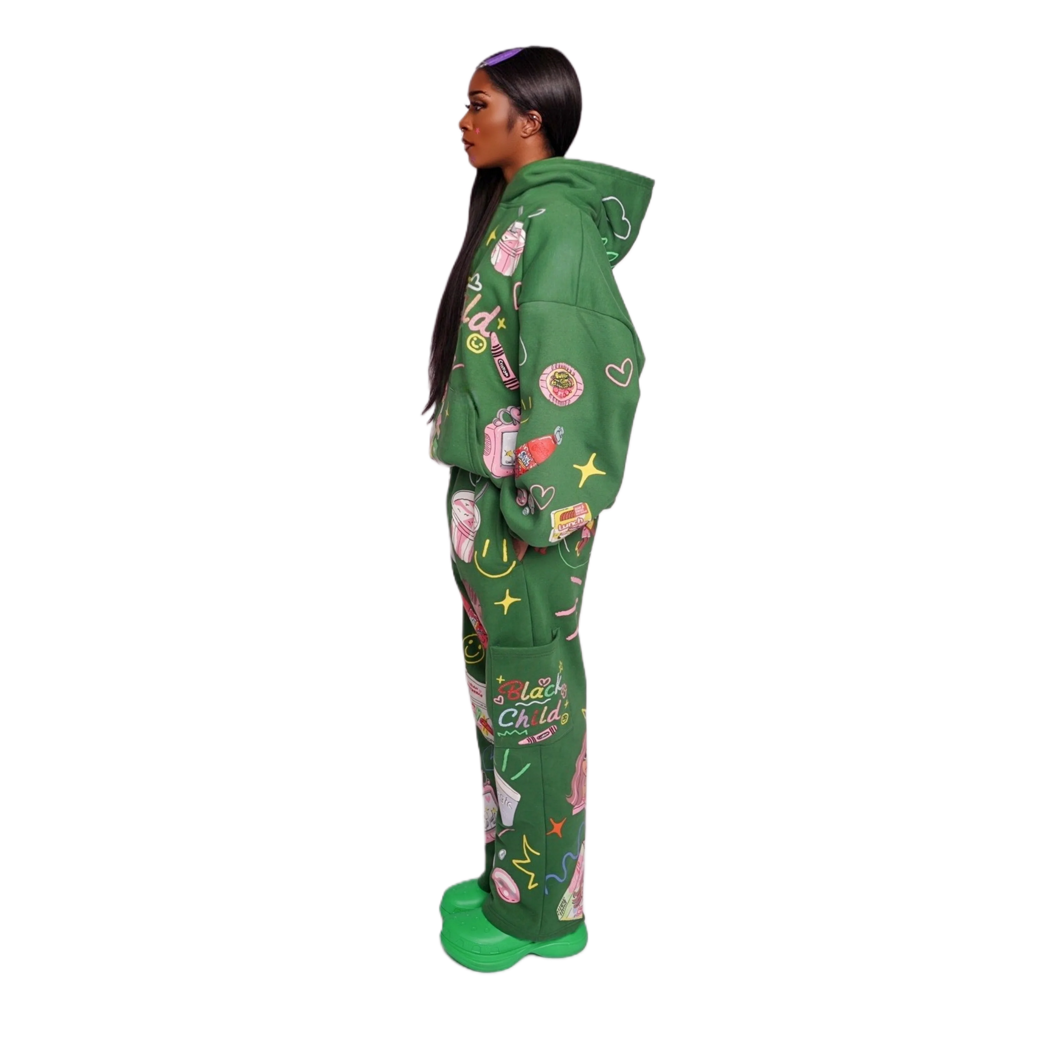 The Childhood Hoodie (Pine Green) - Image 6