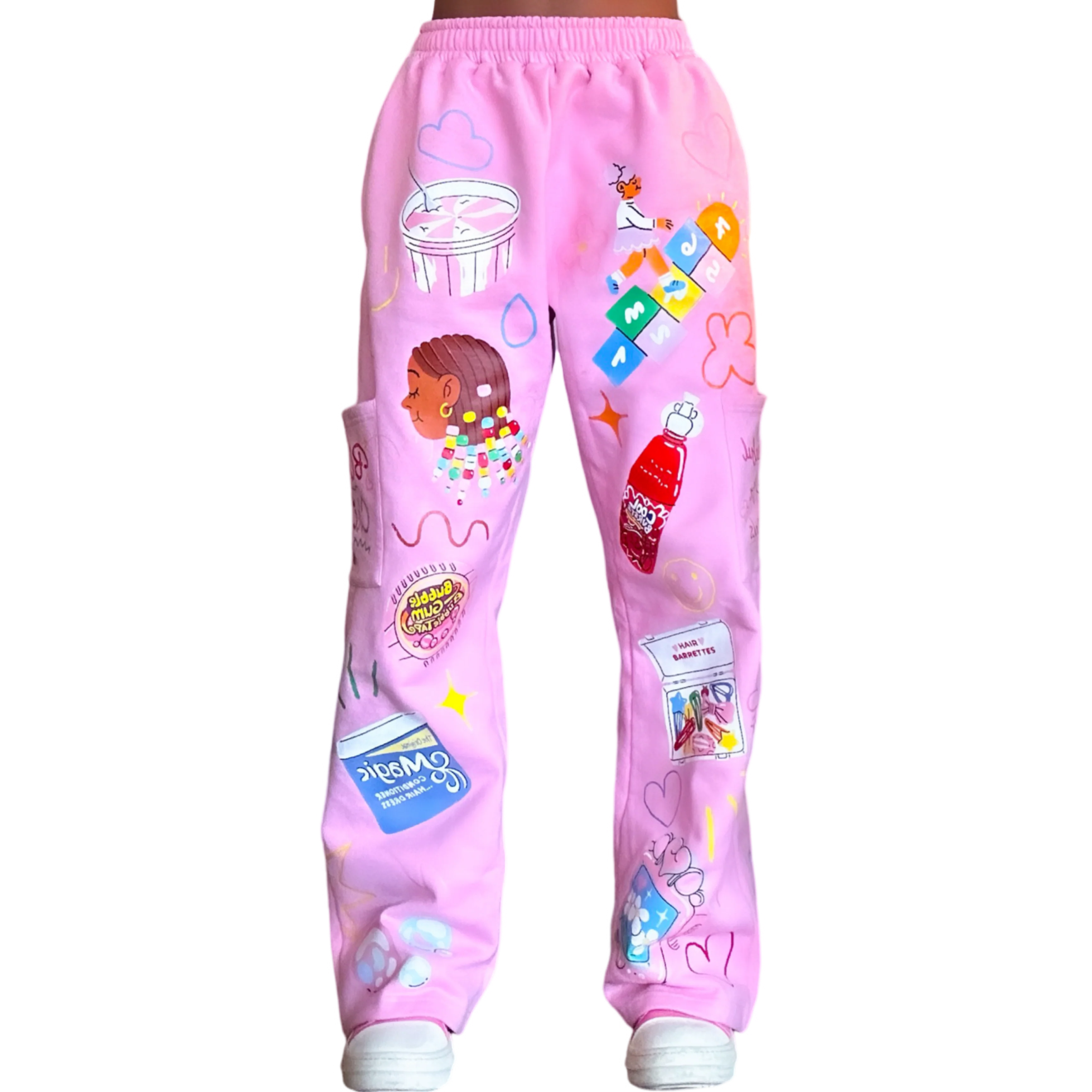 The Childhood Sweatpants (Baby Pink) - Image 3