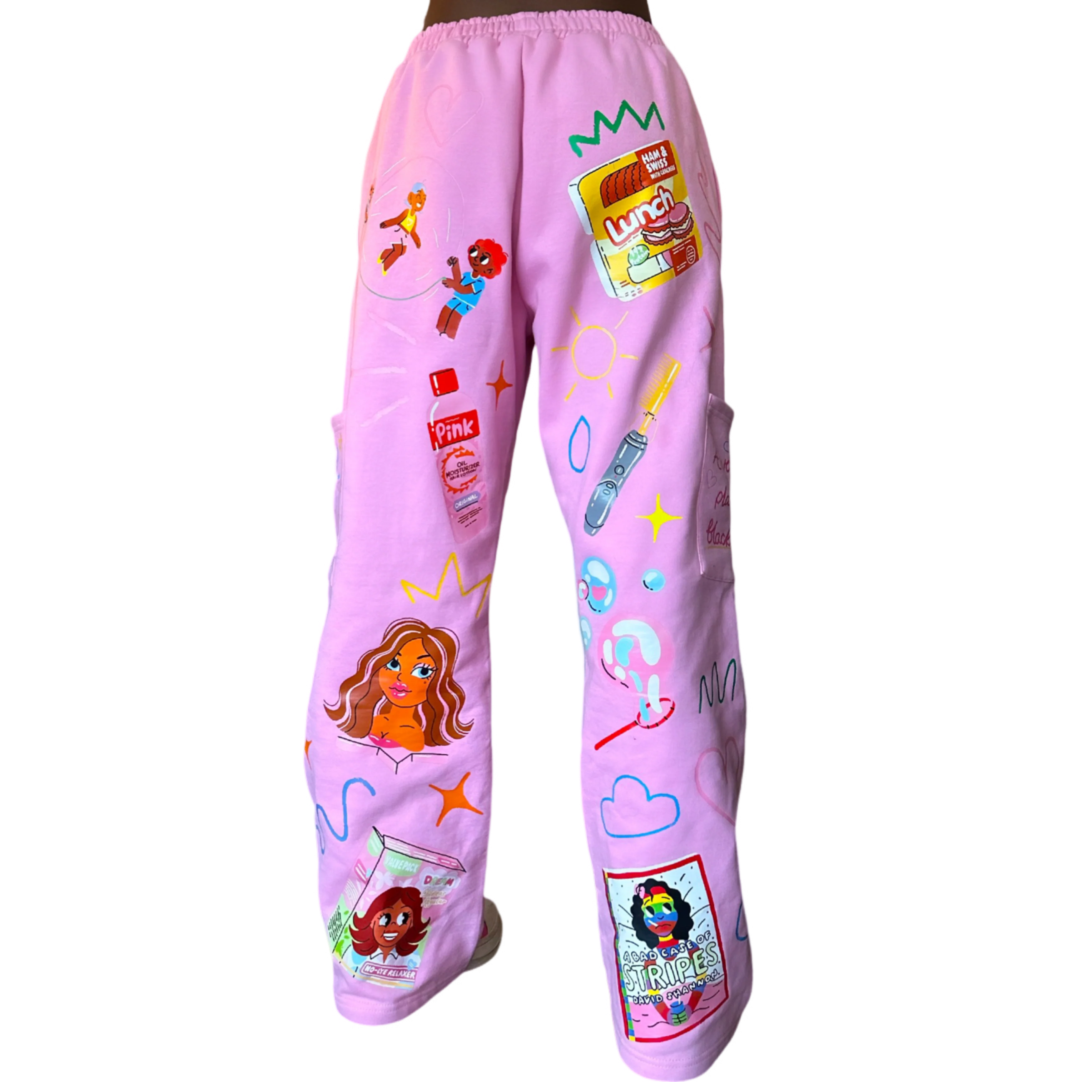 The Childhood Sweatpants (Baby Pink) - Image 4