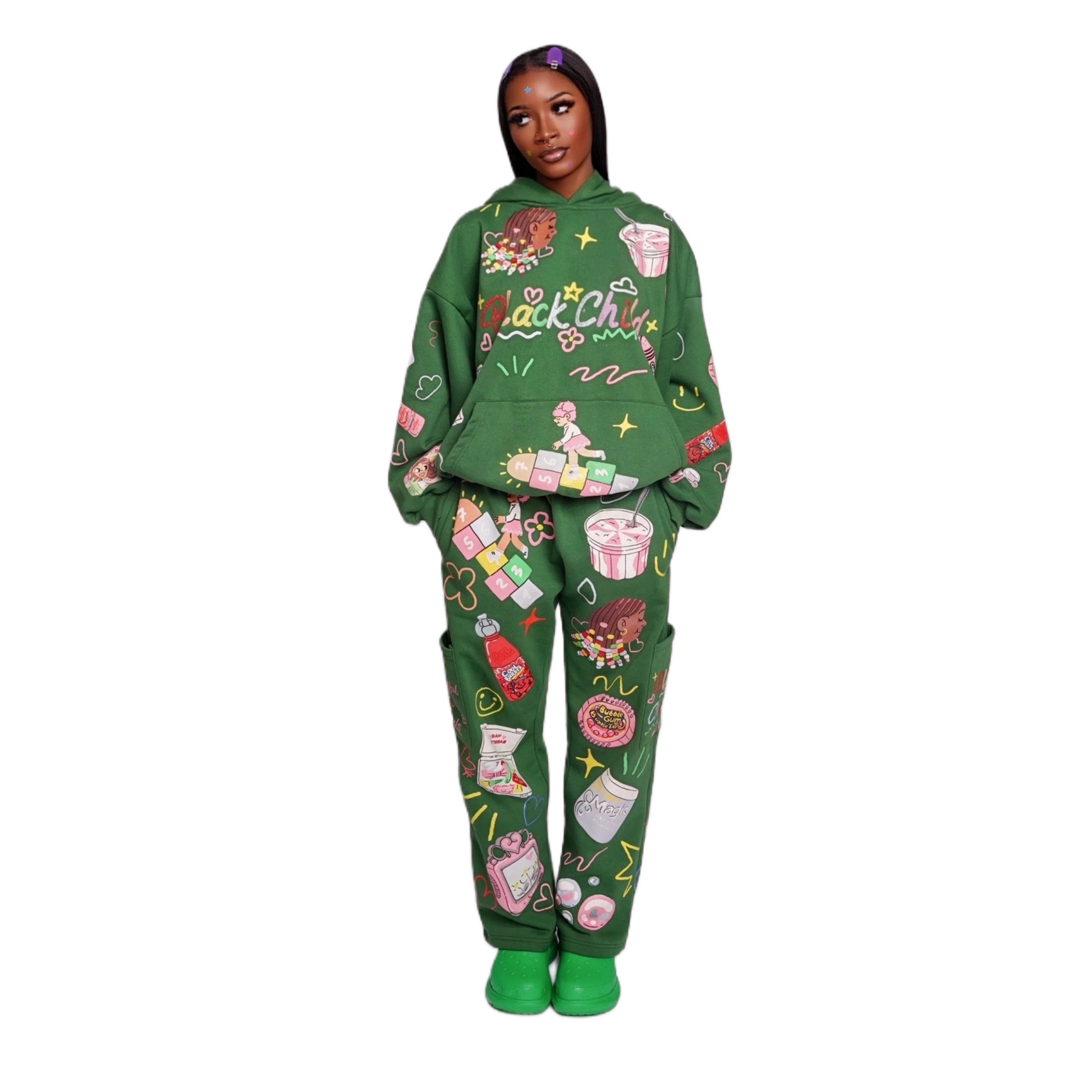 The Childhood Sweatpants (Pine Green) - Image 5